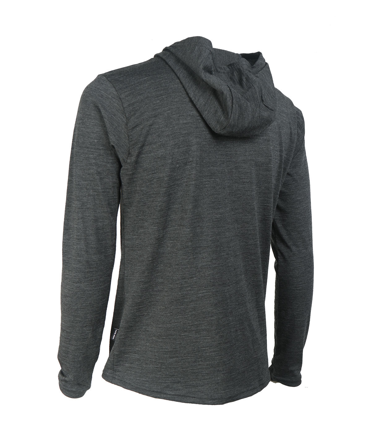 M. MIDWEIGHT MERINO HOODIE - CHARCOAL HEATHER