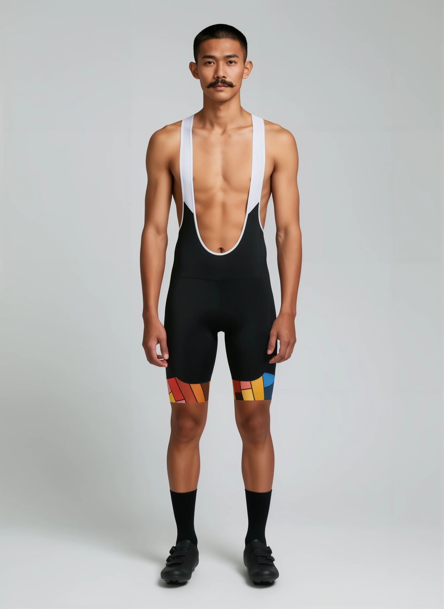 Ledger Mosaic Men’s Bib Shorts – Performance Fit and Comfort