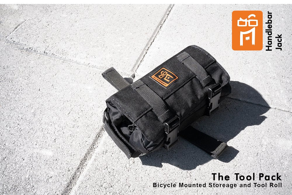 Handlebar Jack Tool Pack - Under Saddle Storage Bag for E-Bike Repair Tools