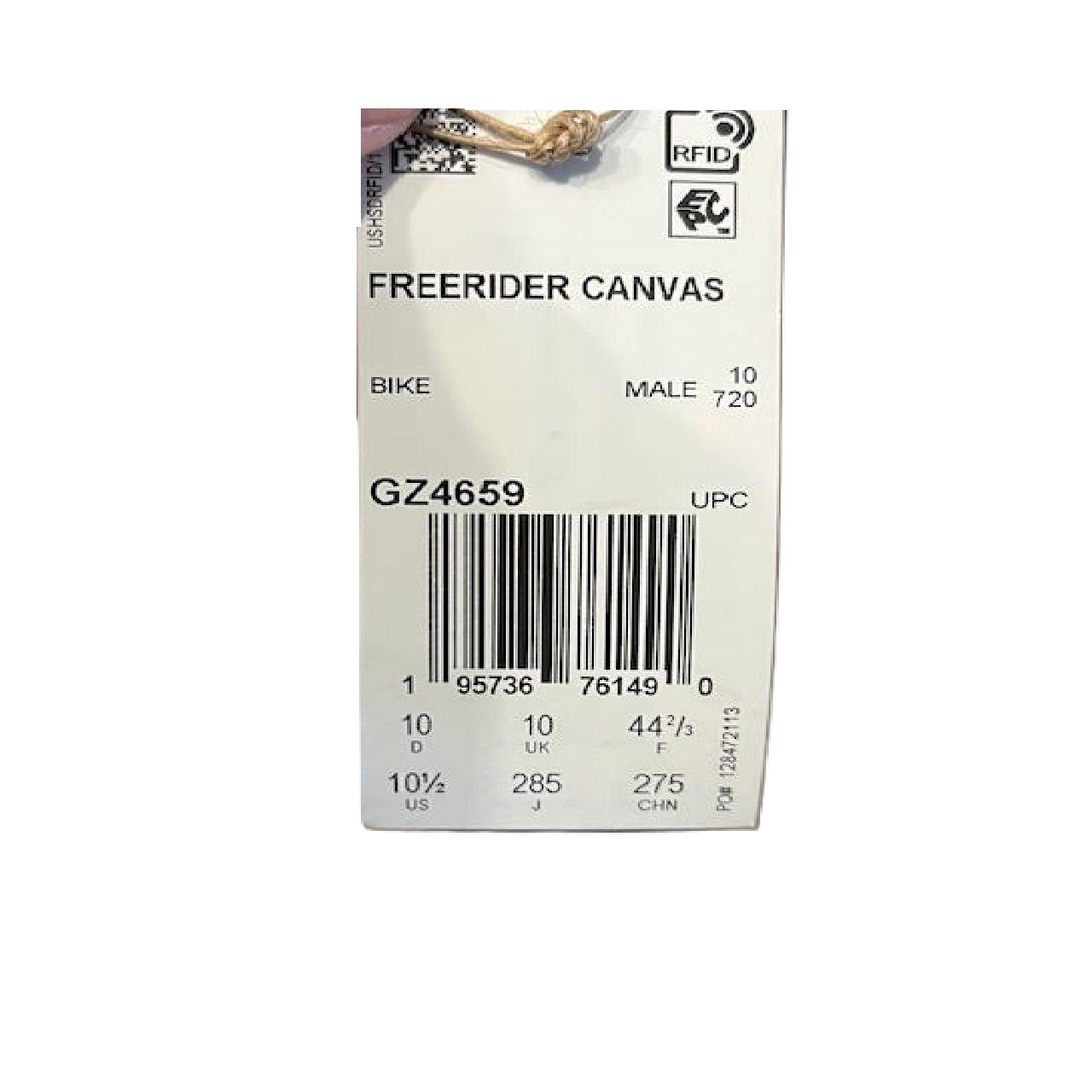 Five Ten Freerider Canvas MTB Cycling Shoe | Black Mens 10.5