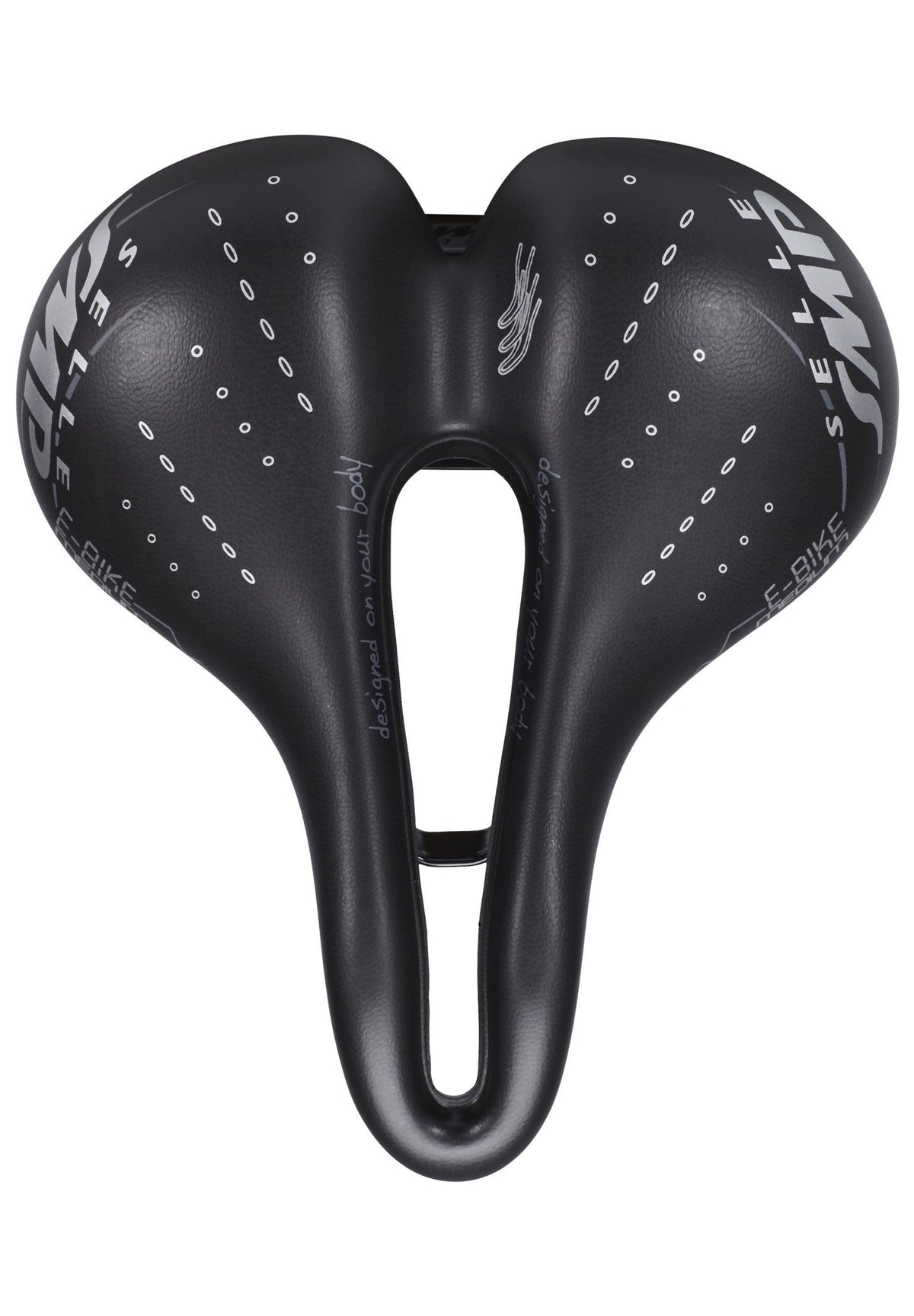 Selle SMP Unisex's E-Bike Saddle, Black, Medium