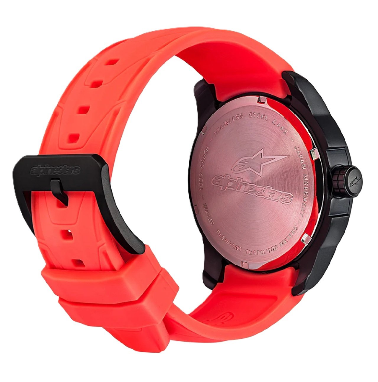 Alpinstars Tech Watch 3H 45mm Mototcross/MTB Sport Watch-Red