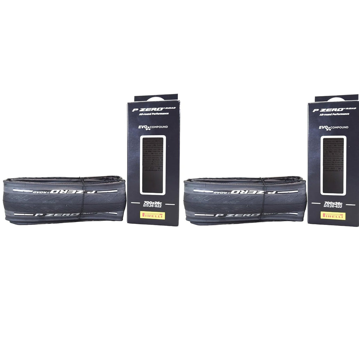 Pirelli P ZERO Road Bicycle Tire | Black | Size: 700 x 26 (Pair)