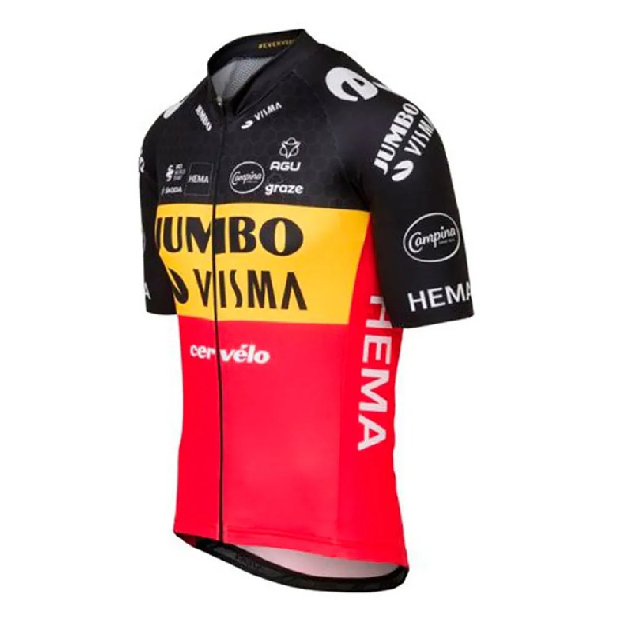 AGU Replica Belgium Champion Team Jumbo-Visma-2022 XXL