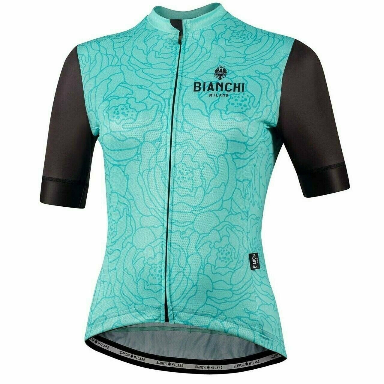 bianchi bicycle clothes BIANCHI MILANO SOSIO short sleeve cycling Jersey Women's Celeste – BoyerCycling