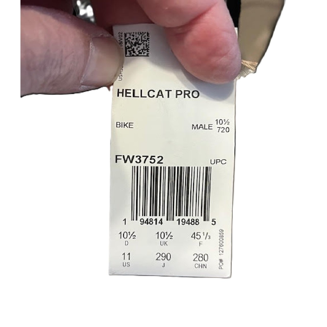 Five Ten Hellcat Pro MTB Cycling Shoe - Men's size 11 black/red