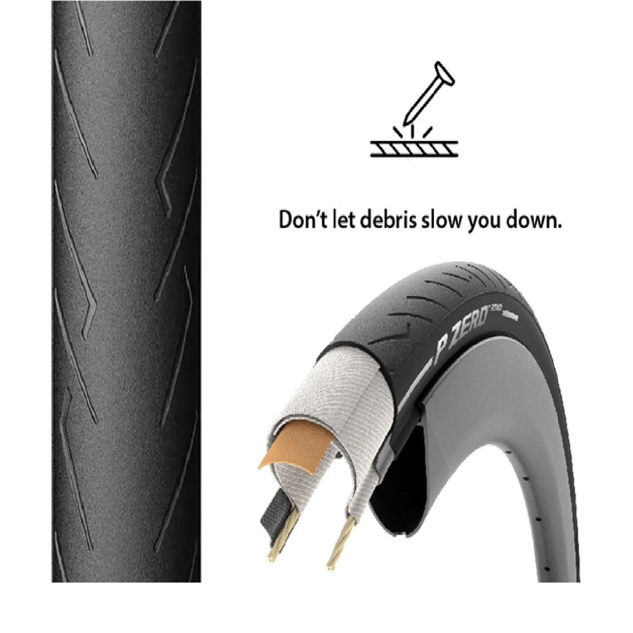 Pirelli P Zero Road 32-622 (700 x 32c) Bicycle Tires (2 Tire)