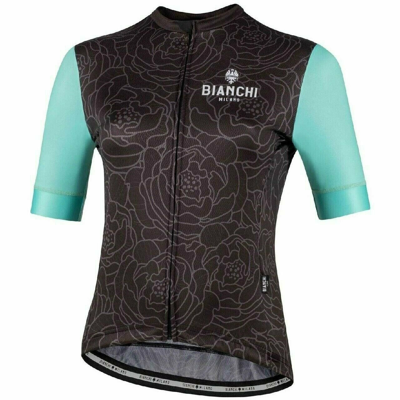 bianchi bicycle jersey BIANCHI MILANO SOSIO short sleeve cycling Jersey Women's Black – BoyerCycling