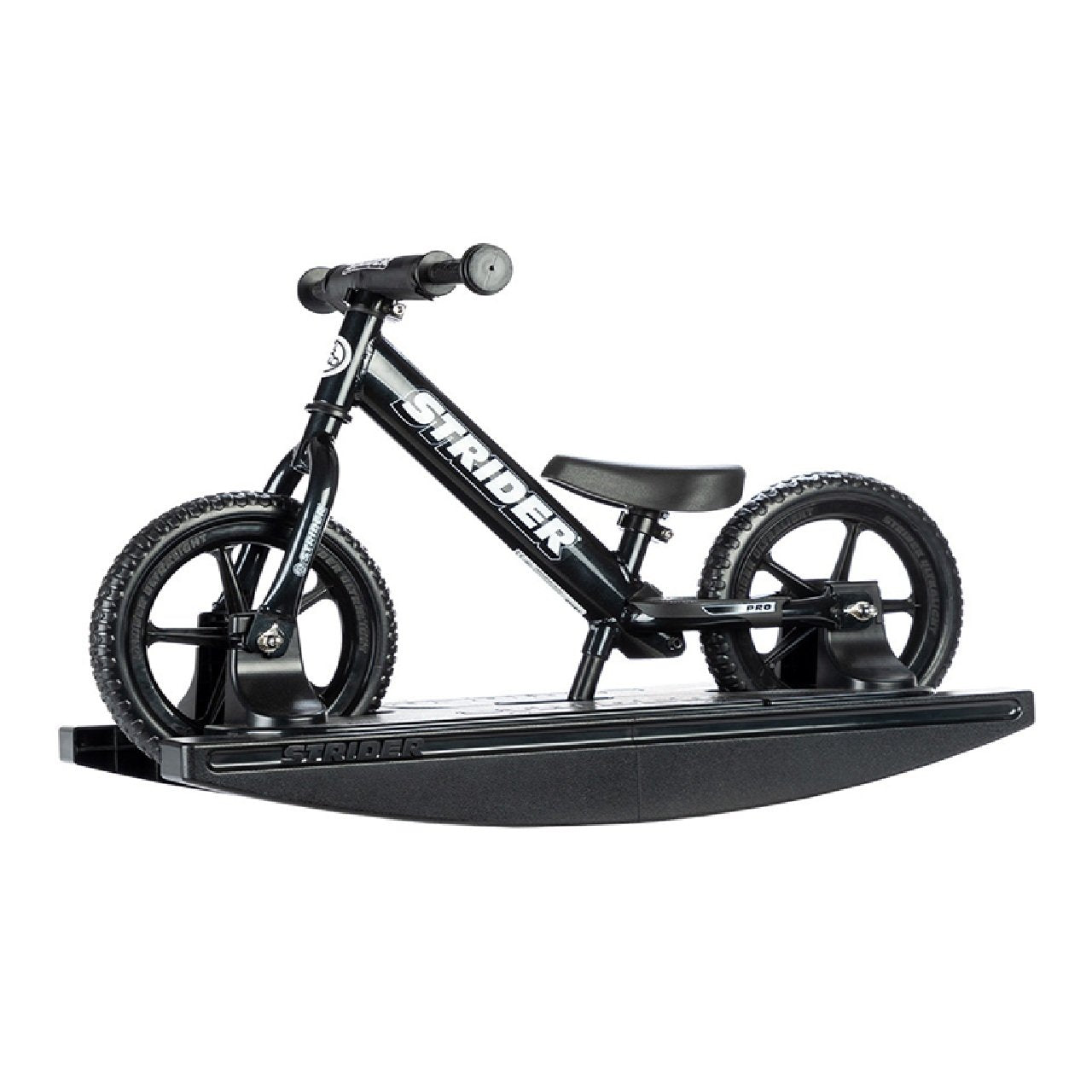 Strider Pro 2 in 1 Rocking Balance Bike Black