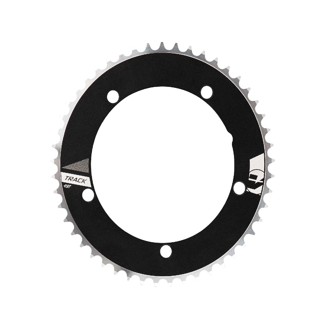 Vision NS Track 5 hole 49T Chainring SB black 144BCD 1/8"