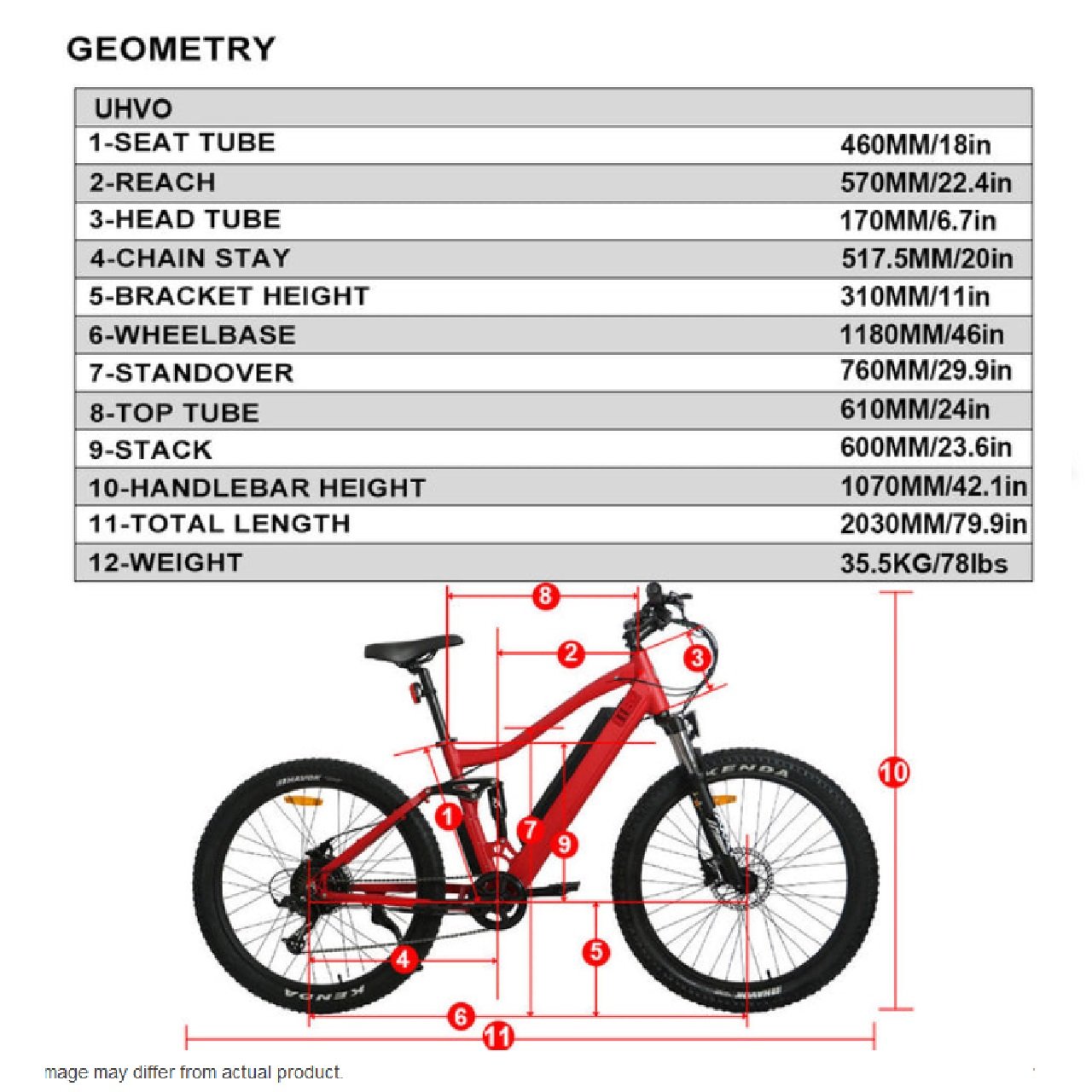 Eunorau UHVO 350 watt 7 speed Full Suspension E-bike Gray