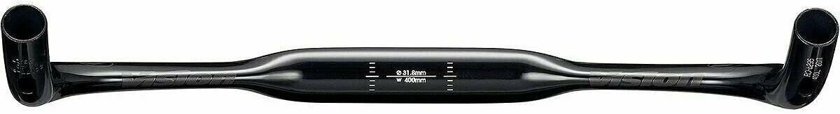 VISION Tri Max Alloy Base Bar (bull horn) | Base Bar Black, 40cm