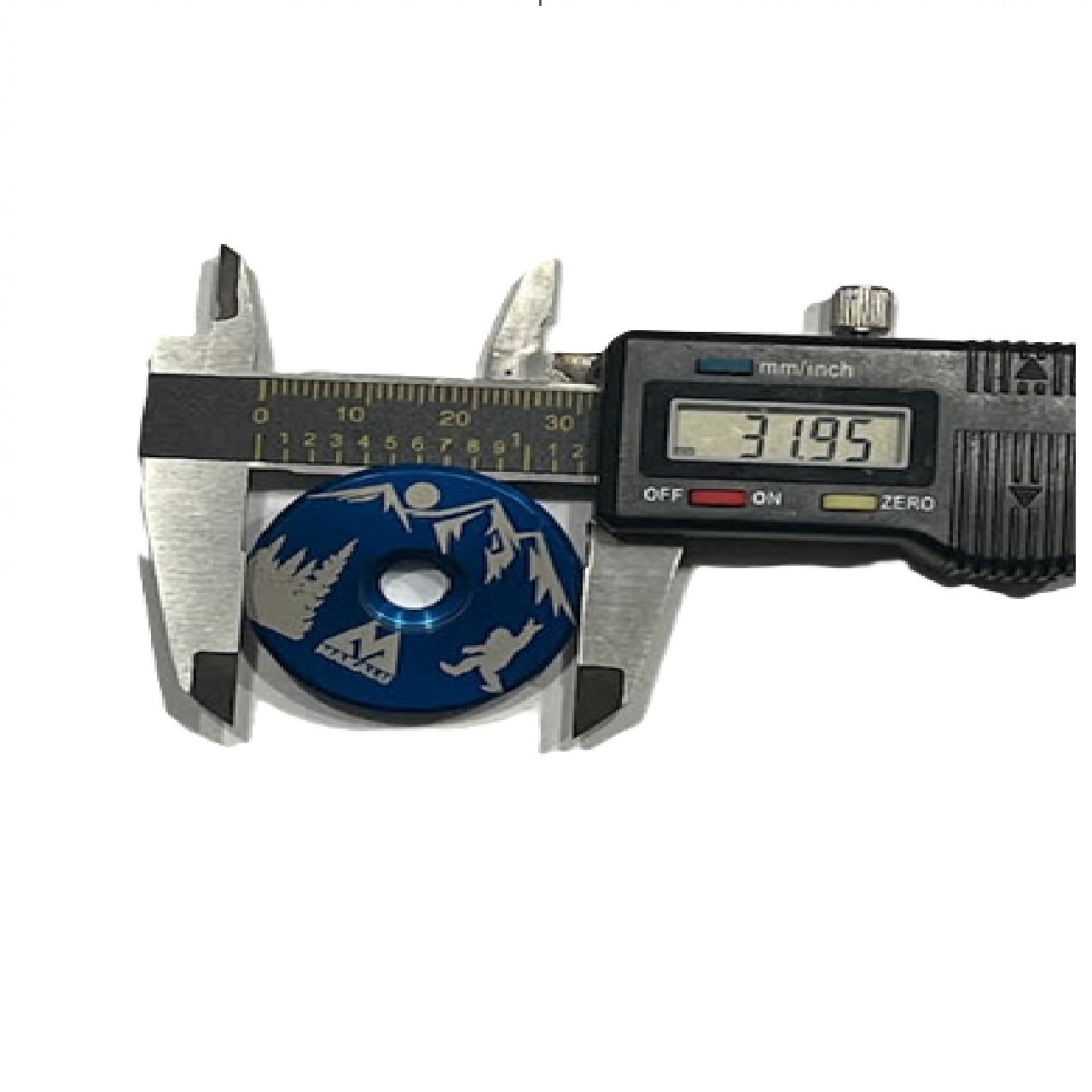 Makalu Sasquatch (Big Foot) Custom Stem Top Cap Peace-Blue