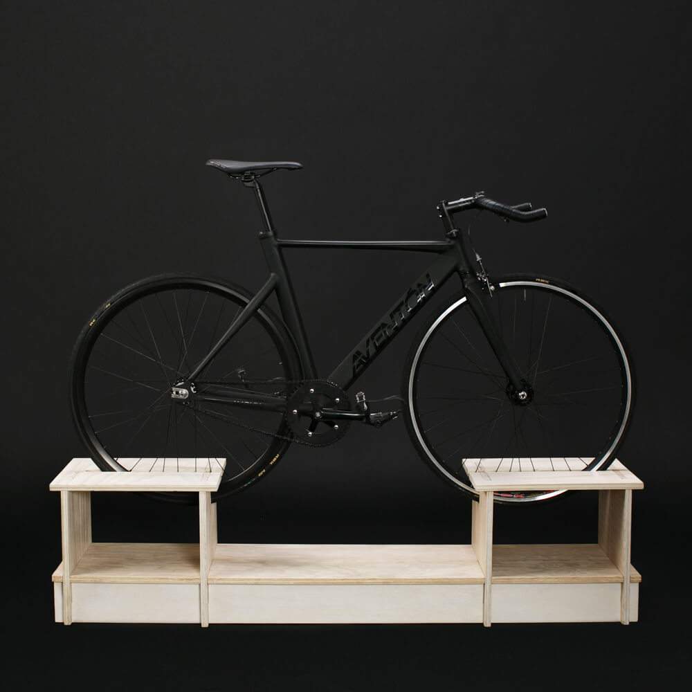 Bicycle storage TV cabinet