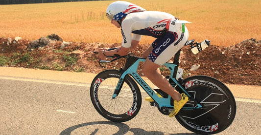 triathlon gear on a triathlon bike