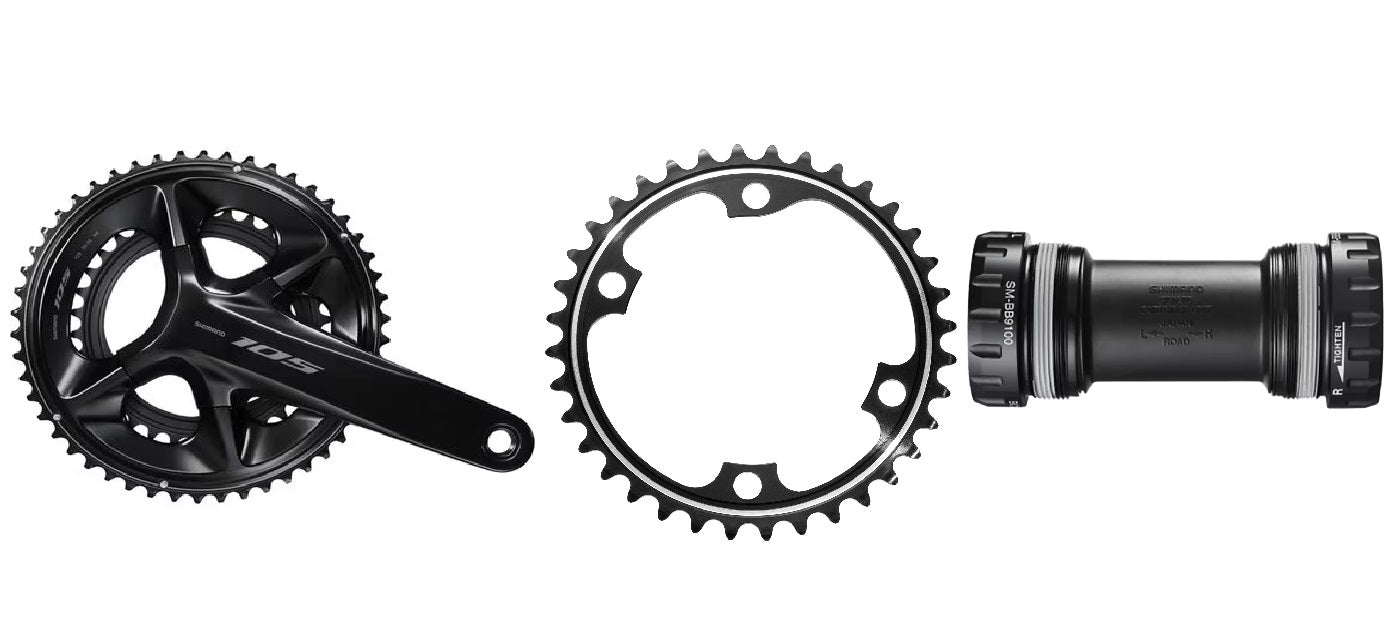 Road Cranks, Rings, & Bottom Brackets