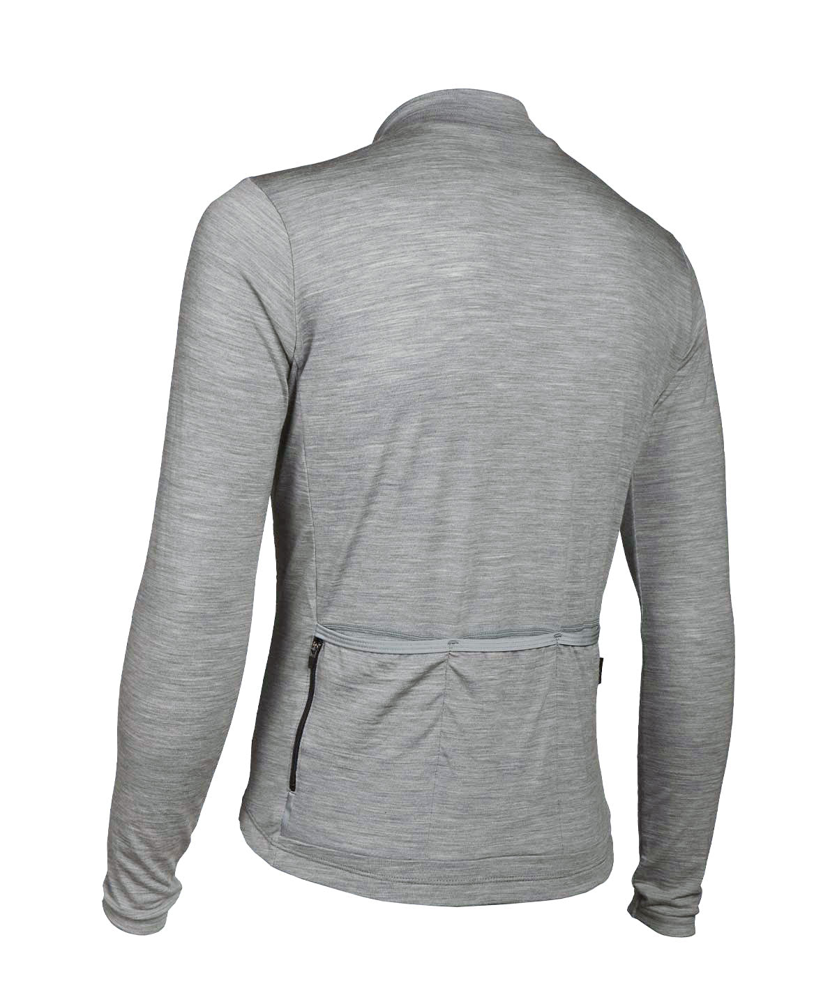 M. MIDWEIGHT MERINO LS JERSEY - HEATHER GREY
