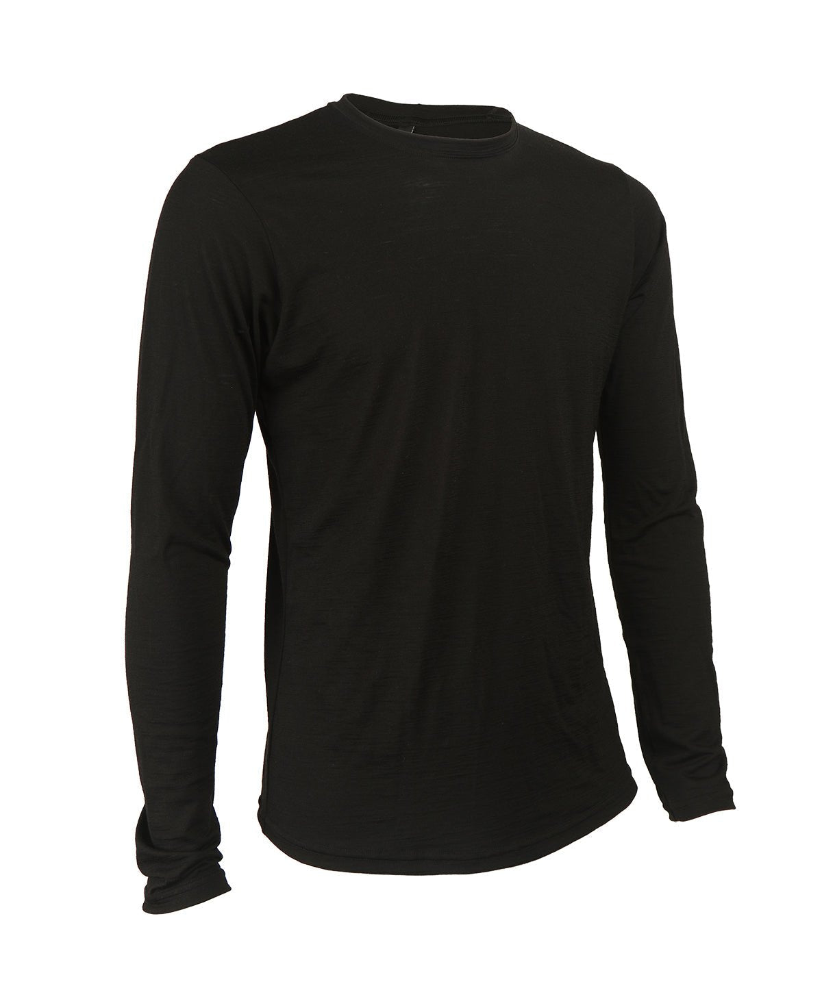 M. LIGHTWEIGHT MERINO LS TEE - BLACK