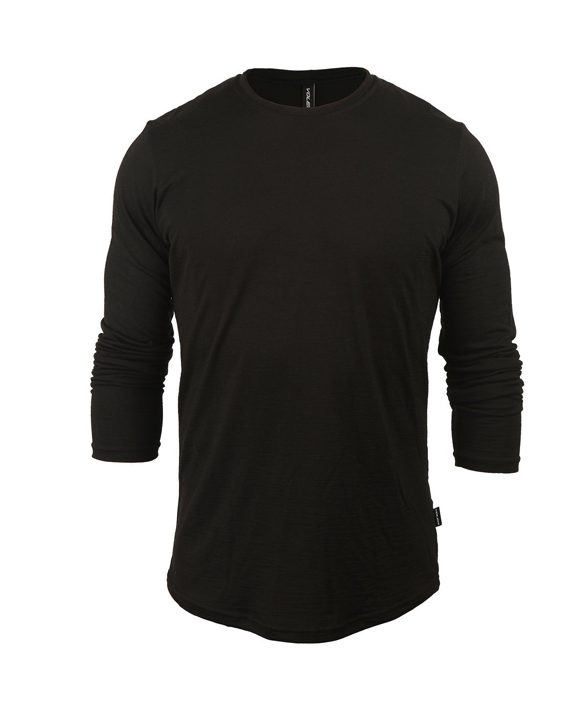 M. LIGHTWEIGHT MERINO LS TEE - BLACK