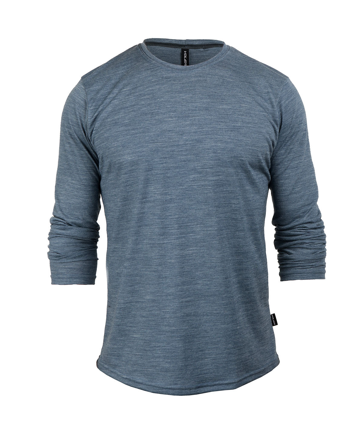 M. LIGHTWEIGHT MERINO LS TEE - SLATE HEATHER