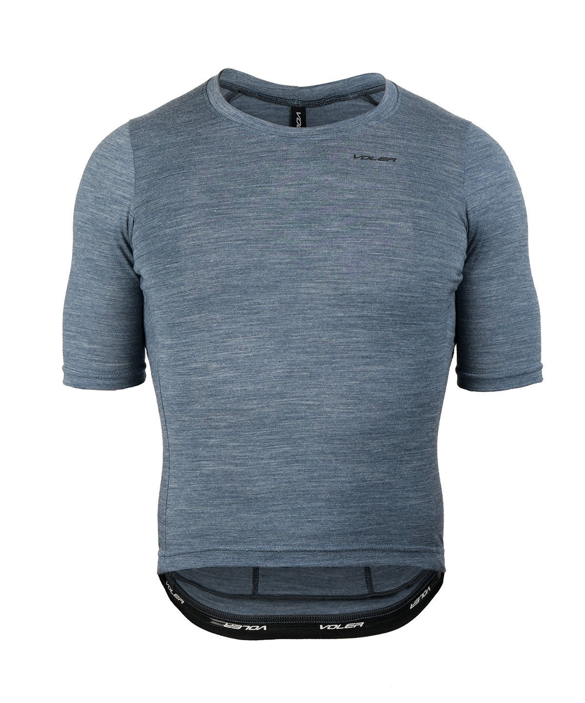 M. LIGHTWEIGHT MERINO ZIPPERLESS JERSEY - SLATE HEATHER