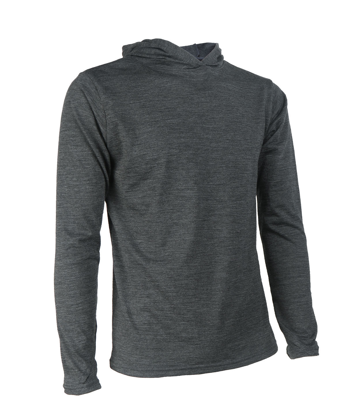 M. MIDWEIGHT MERINO HOODIE - CHARCOAL HEATHER