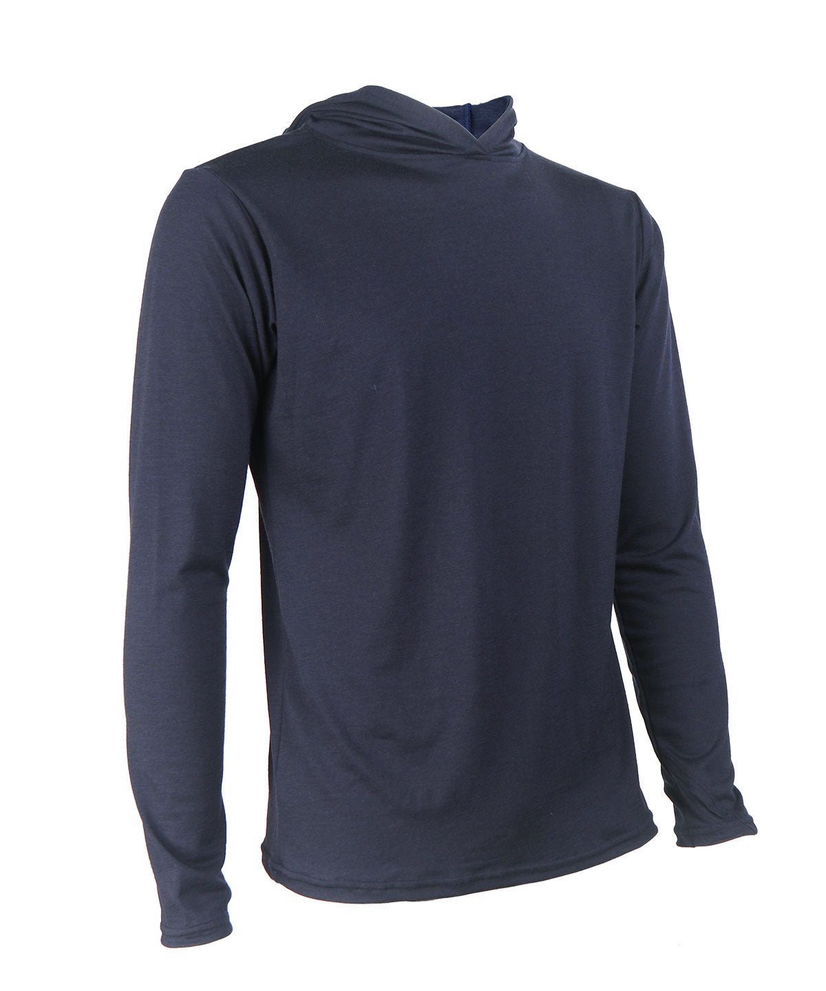 M. MIDWEIGHT MERINO HOODIE - INDIGO