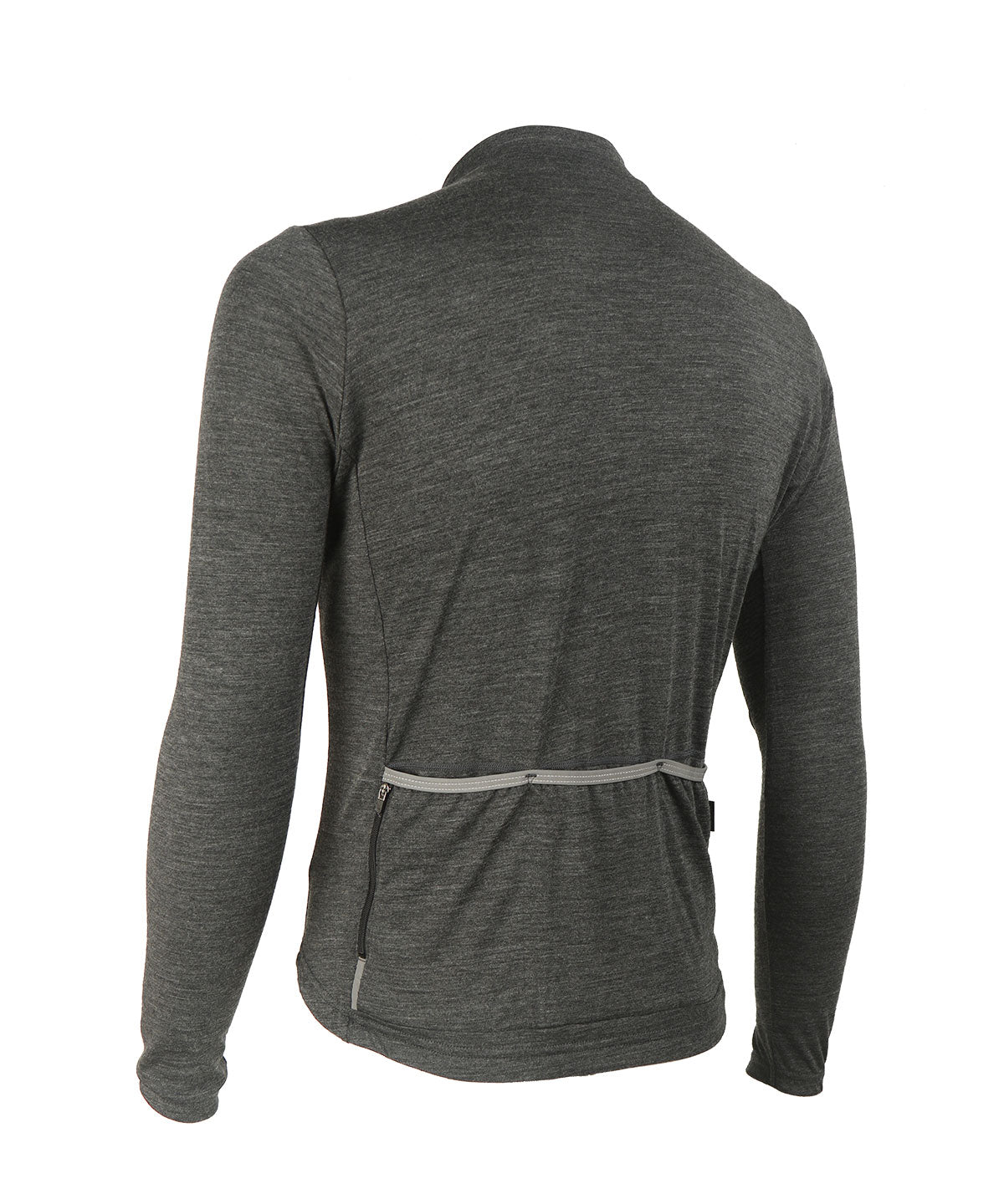 M. MIDWEIGHT MERINO LS JERSEY - CHARCOAL HEATHER