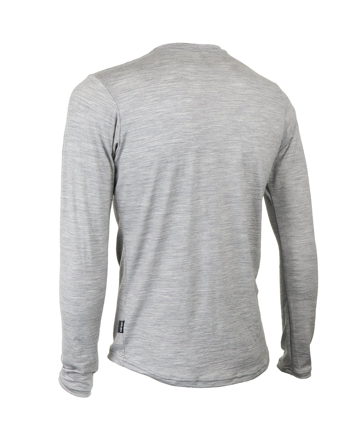 M. LIGHTWEIGHT MERINO LS TEE - GREY HEATHER