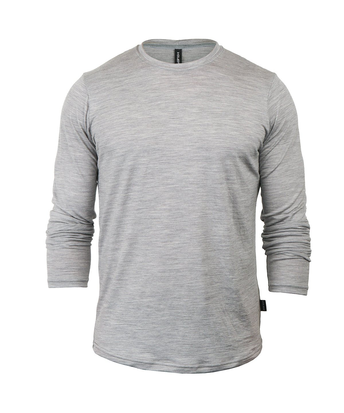 M. LIGHTWEIGHT MERINO LS TEE - GREY HEATHER