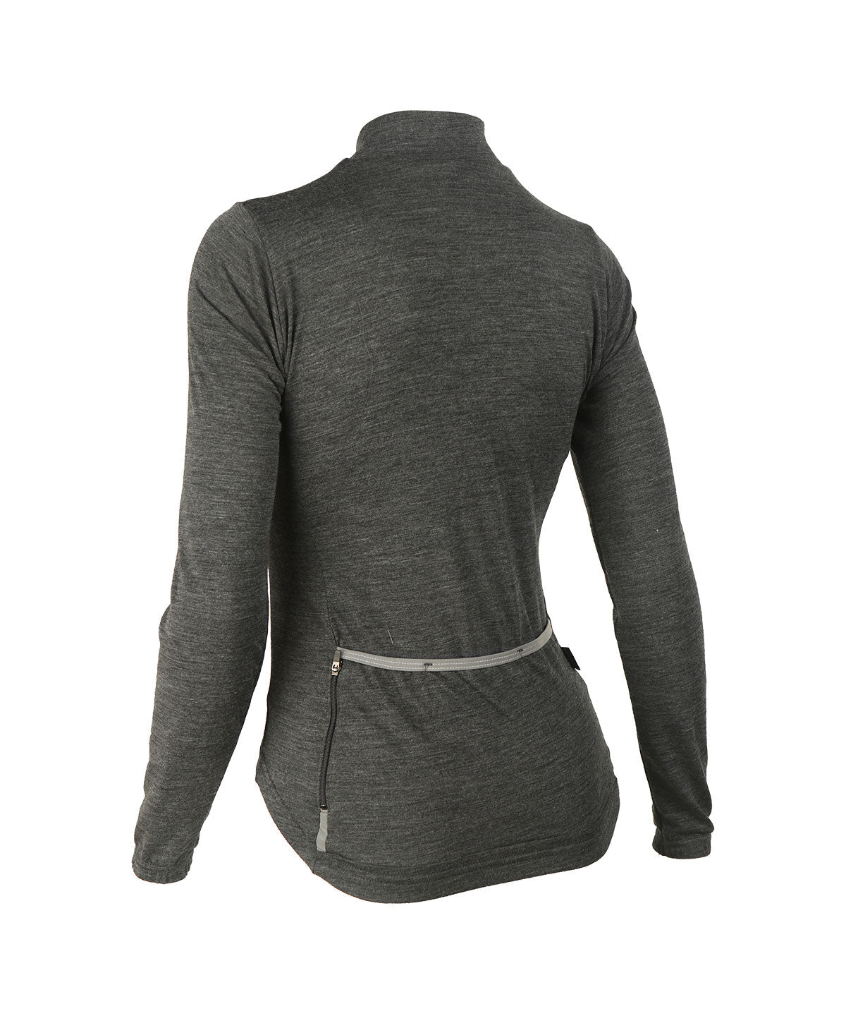 W. MIDWEIGHT MERINO LS JERSEY - CHARCOAL HEATHER