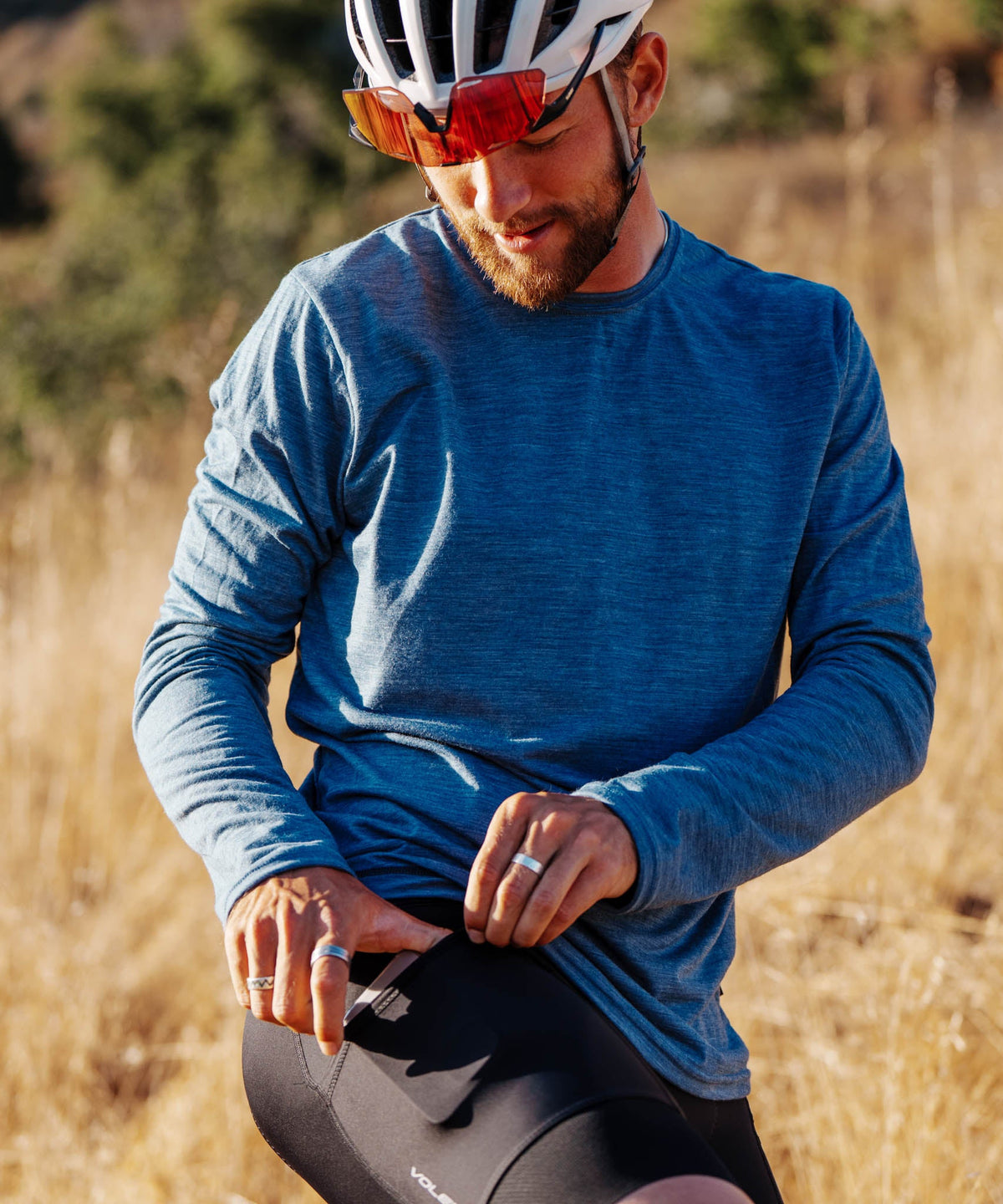 M. LIGHTWEIGHT MERINO LS TEE - BLACK