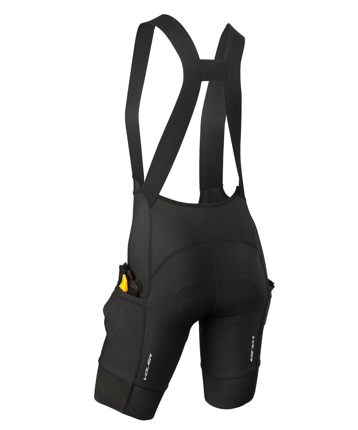 W. BLACK LABEL CARGO DROP TAIL BIB - BLACK