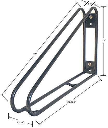 Bicycle Wall Mounter Horizontal Indoor Bike Storage Rack Bicycle Wall Mount