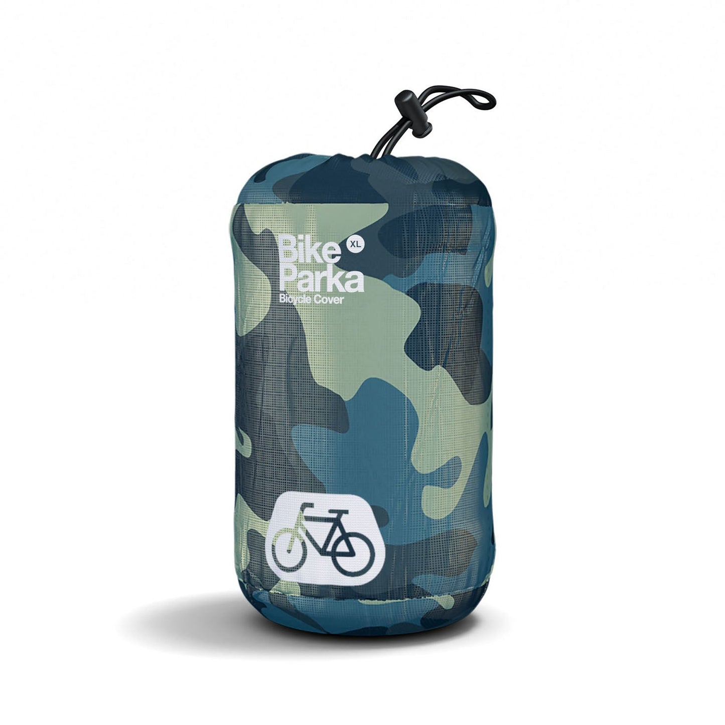 BikeParka XL Mountain Bike Cover - Waterproof,  RipStop Fabric-Black