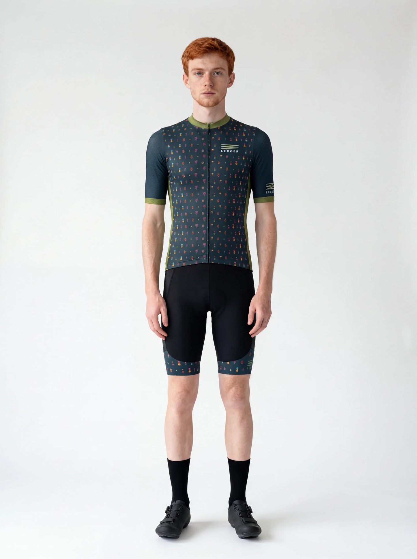 Ledger Green Men’s Jersey – Club Fit, Breathable Performance with Four-Pocket Storage