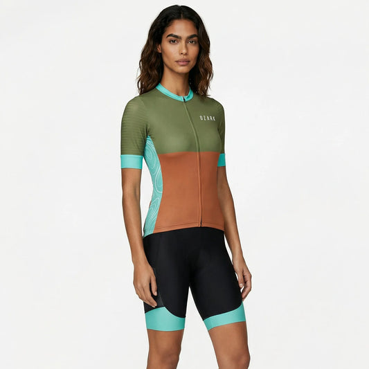 Women's Cycling Jersey | Green Core