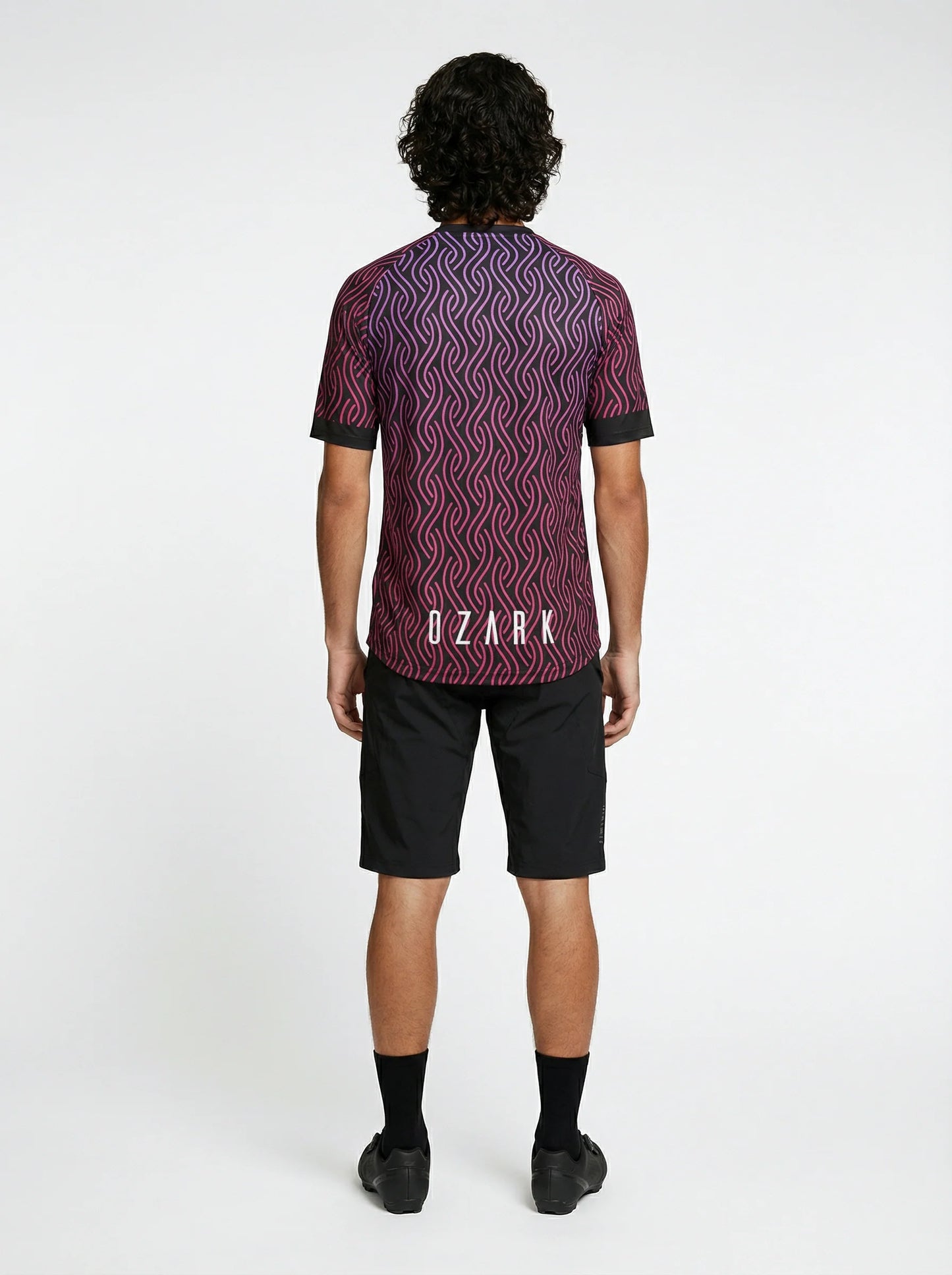 Men's MTB Short Sleeve Jersey | Purple Twist