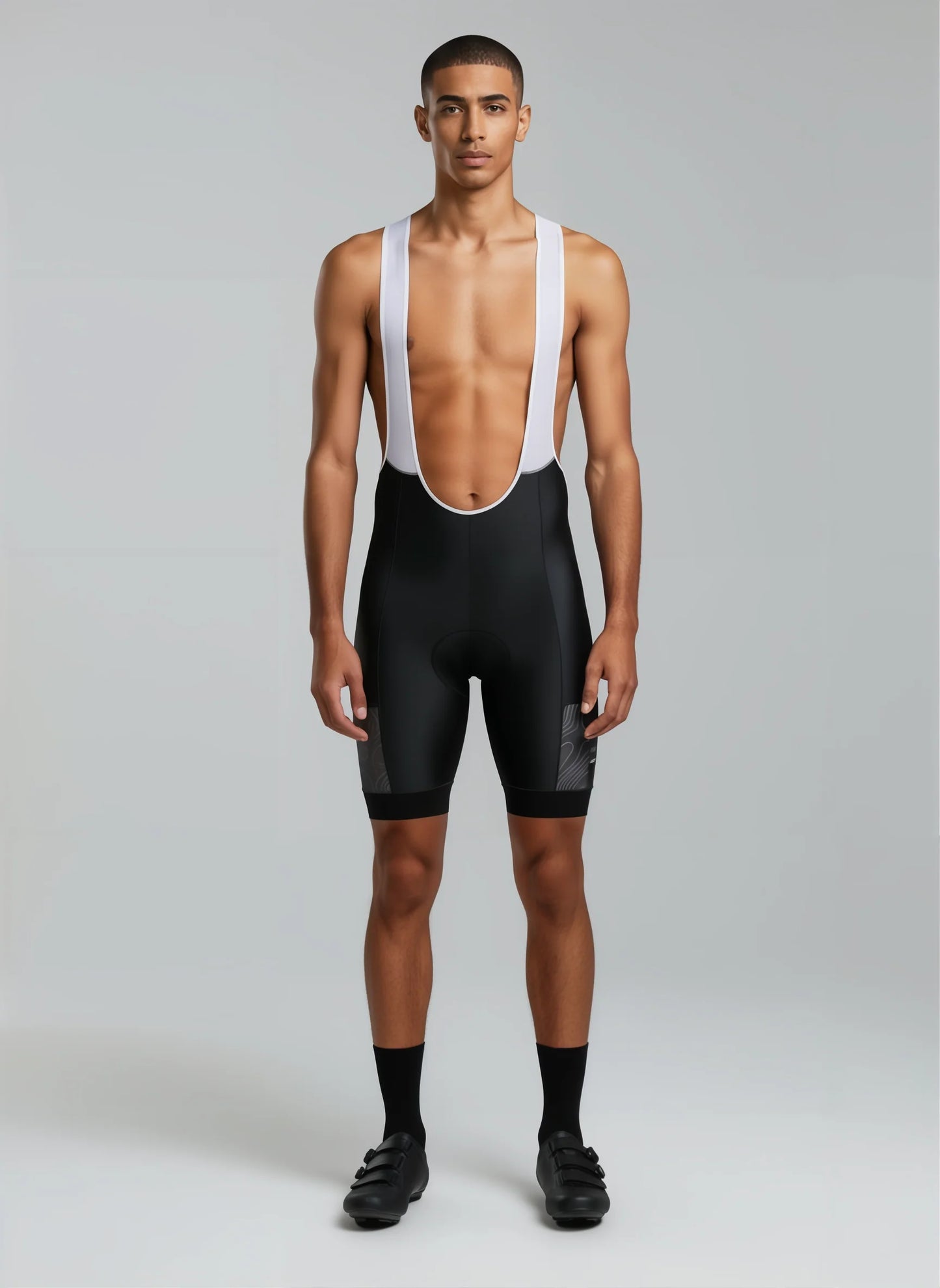 Men’s Core Charcoal Bib Shorts – Performance Fit, Comfort, and Endurance Support