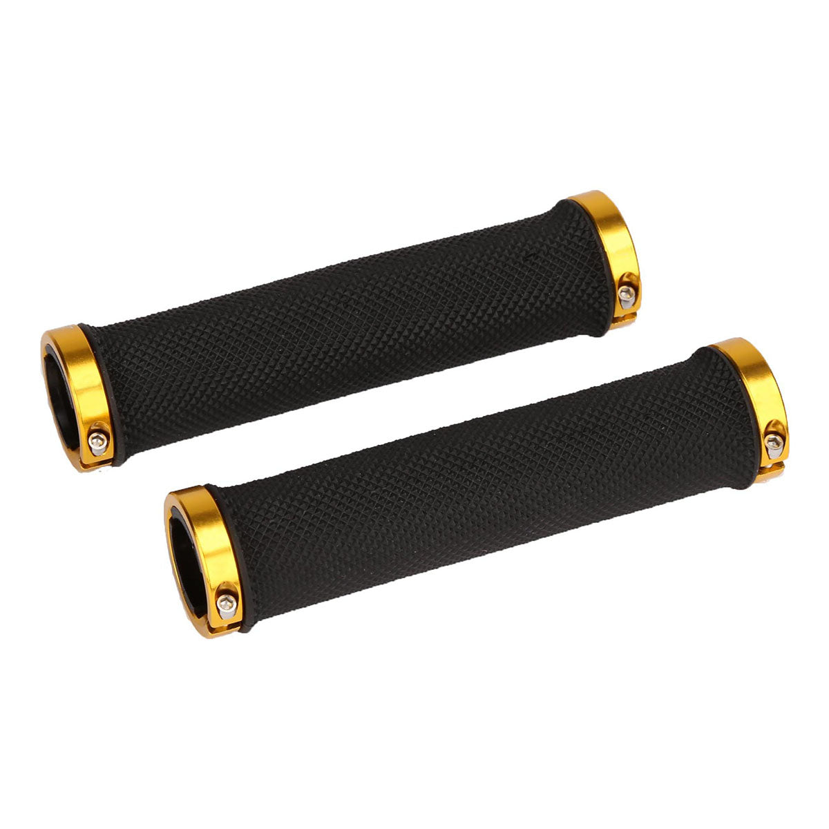 Ergotec - Bilbao - Mountain Bike Lock On Bike Grips Black/Gold
