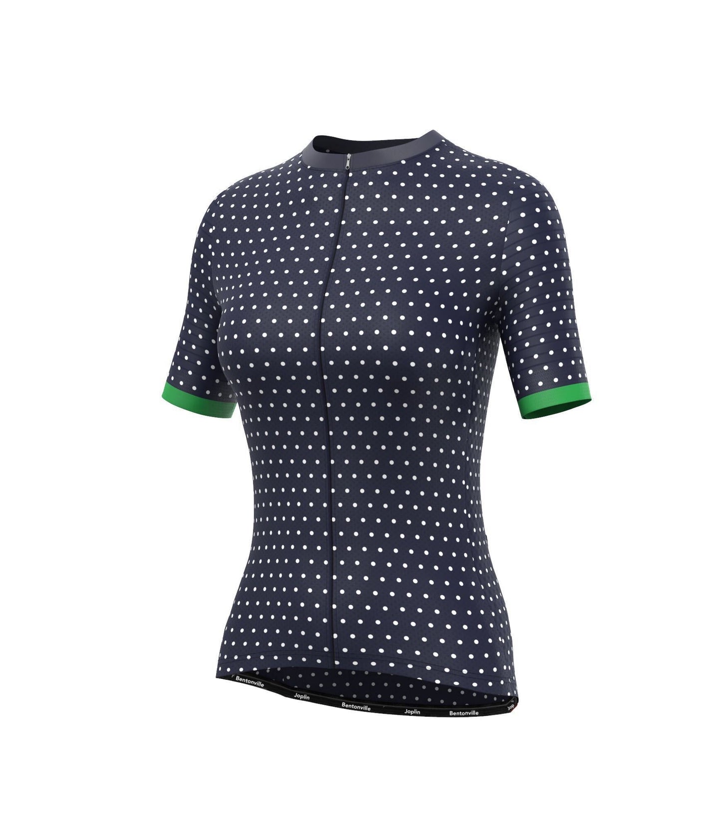 Women's Jersey | Navy Blue Polka Dot