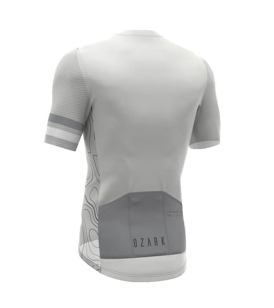 Men’s Core Grey Jersey – Breathable, Performance Fit with Four-Pocket Storage