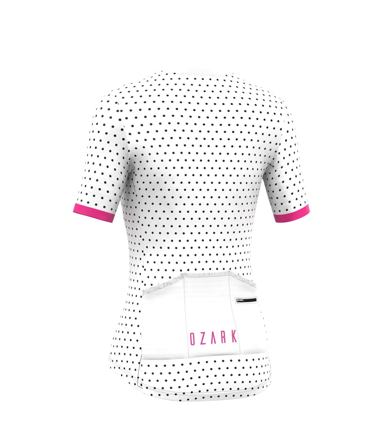 Women's Short Sleeve Jersey | White Polka Dot