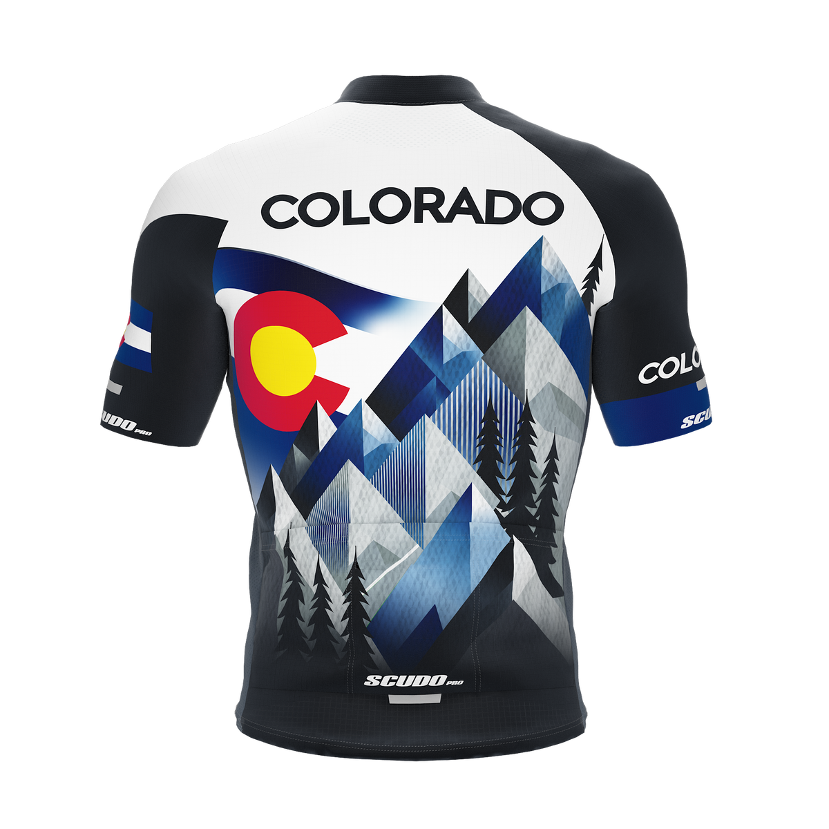 Colorado US State | Short Sleeve Cycling PRO Jersey | V2 | Men and Women
