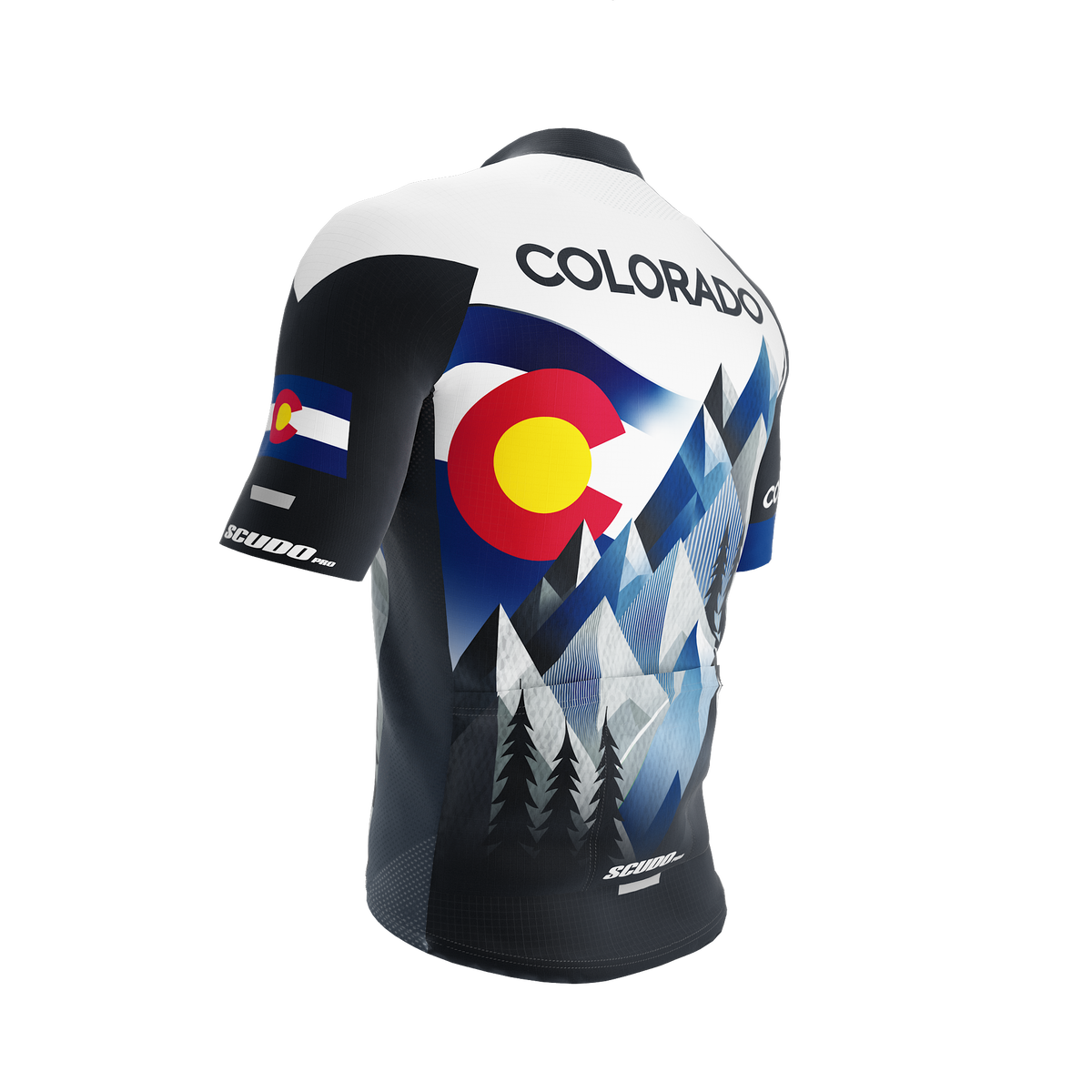 Colorado US State | Short Sleeve Cycling PRO Jersey | V2 | Men and Women