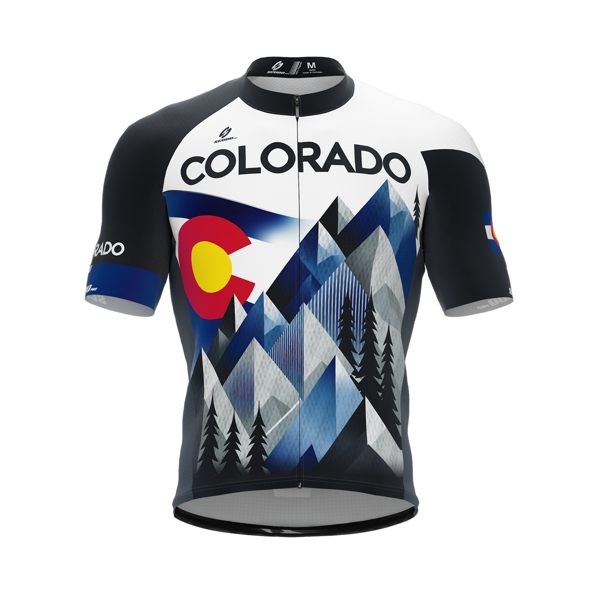 Colorado US State | Short Sleeve Cycling PRO Jersey | V2 | Men and Women