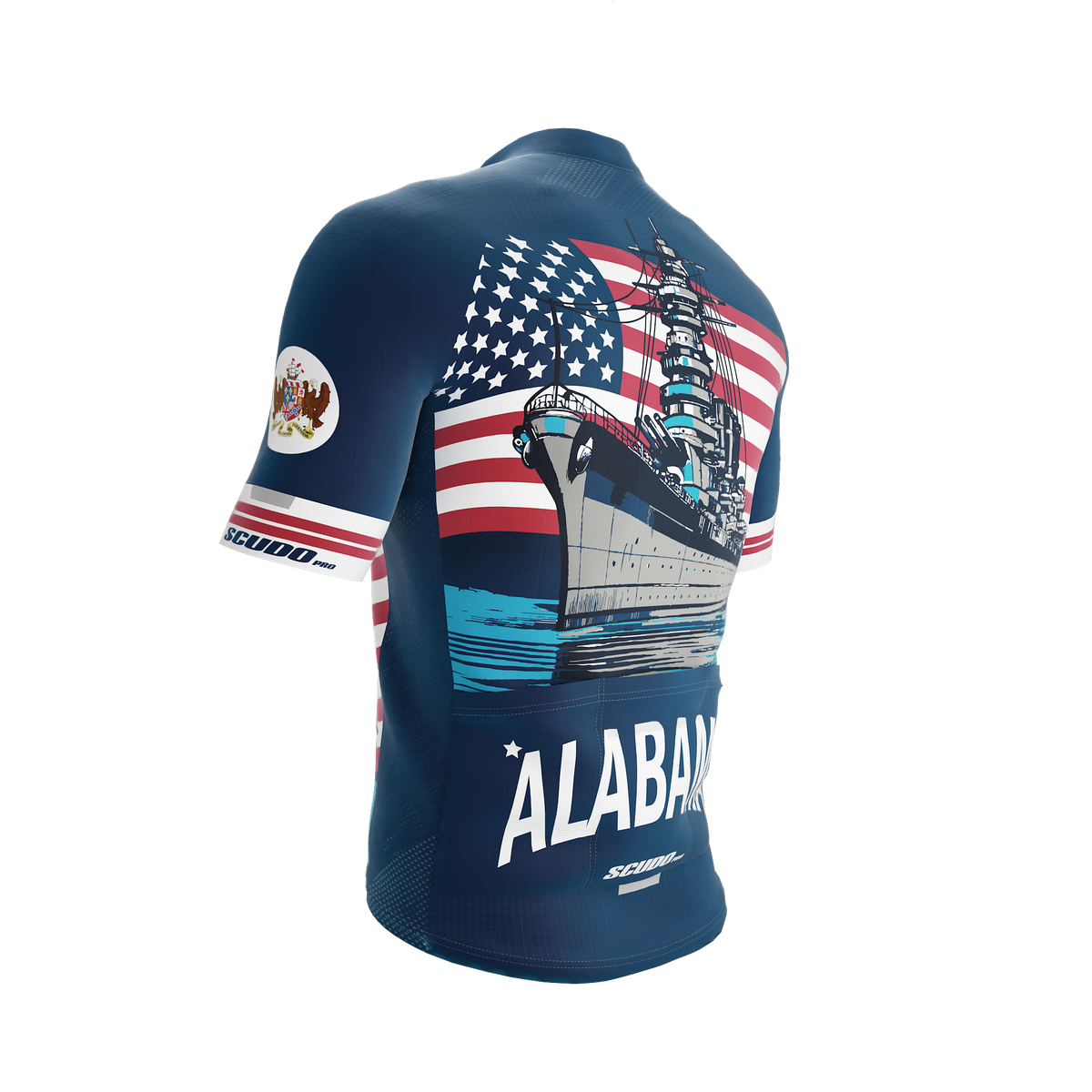 Alabama  US State | Short Sleeve Cycling PRO Jersey | Men and Women