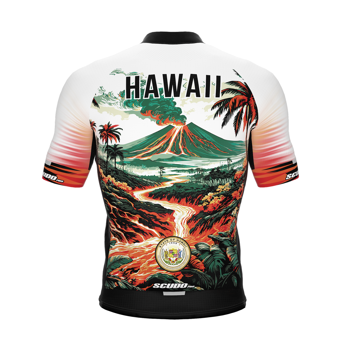 Hawaii US State | Short Sleeve Cycling PRO Jersey | Men and Women