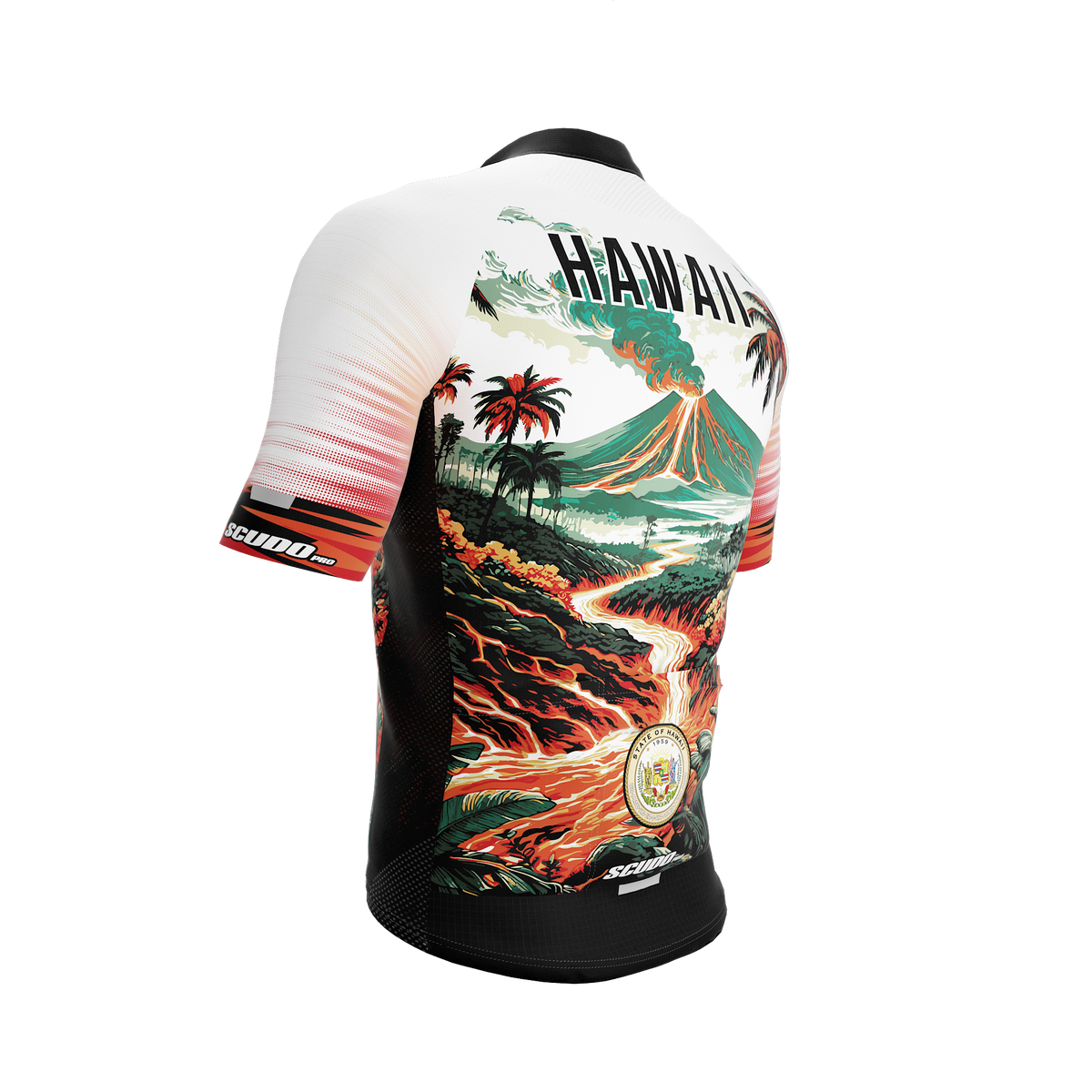 Hawaii US State | Short Sleeve Cycling PRO Jersey | Men and Women