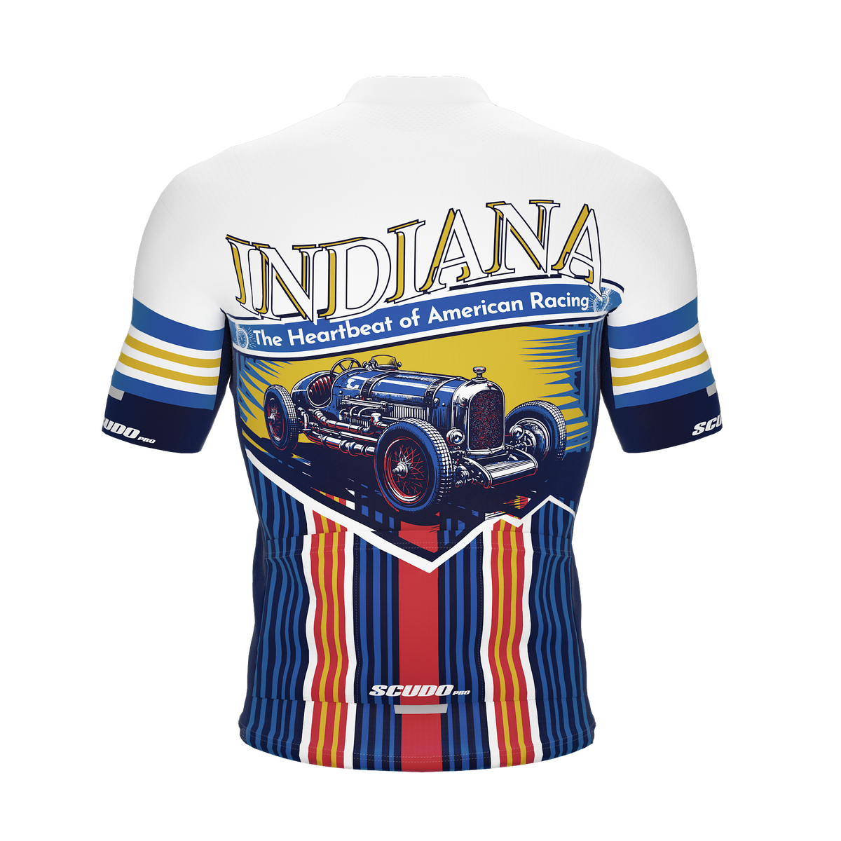 Indiana US State | Short Sleeve Cycling PRO Jersey | Men and Women